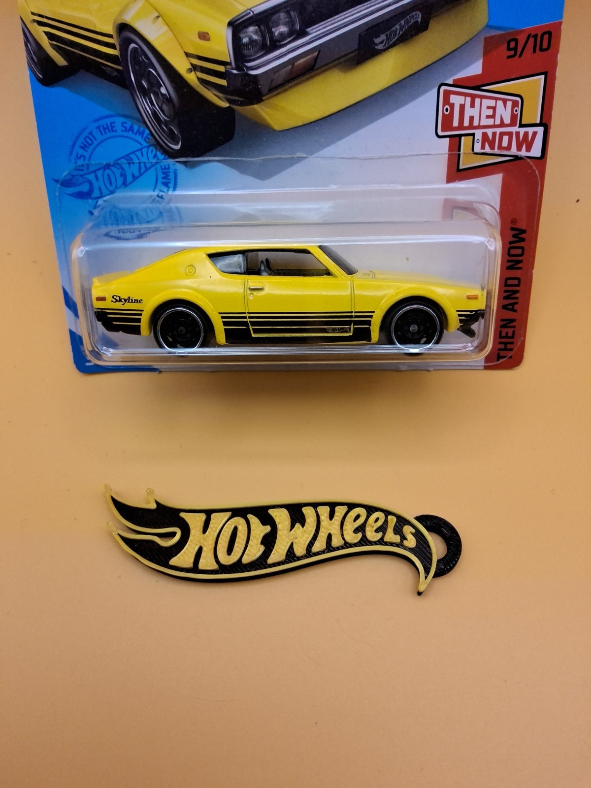 2021 HOT WHEELS NISSAN SKYLINE 2000 GT-R YELLOW THEN & NOW 9/10 🔥58
