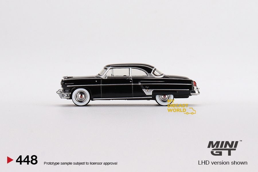 1:64 Mini GT #448 1954 Lincoln Capri Black Limited Edition mgt00448