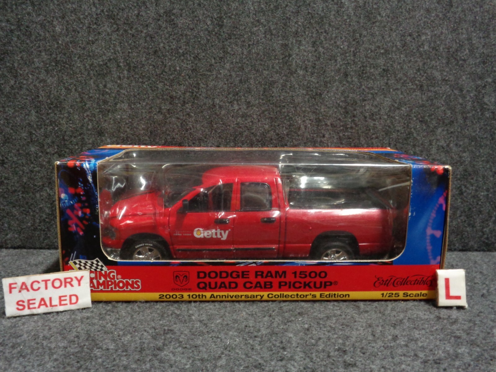 2003 DODGE RAM 1500 CREW CAB PICK UP TRUCK 1:25 ERTL GETTY FUEL OIL GASOLINE