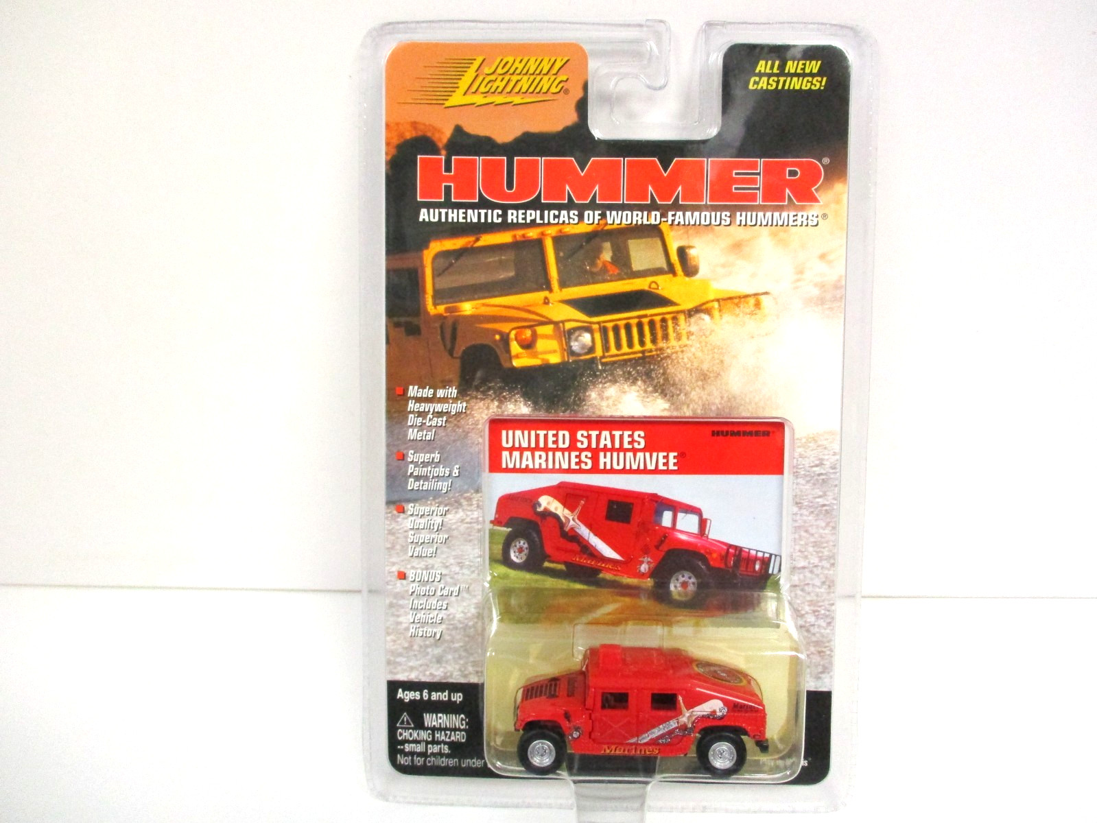 JOHNNY LIGHTNING – UNITED STATES MARINES HUMMER / HUMVEE 4X4 – 1/64