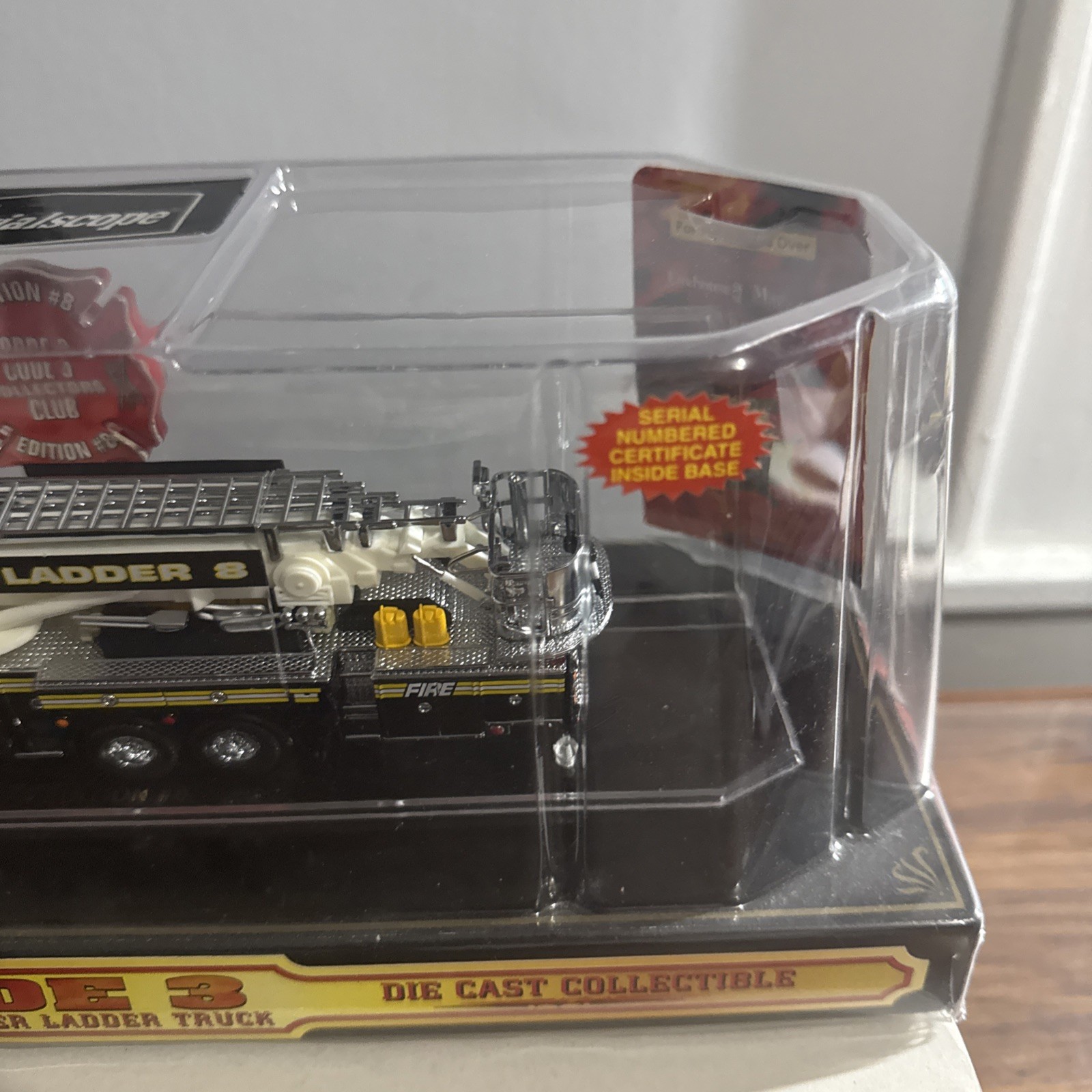 Code 3 CHIEFS Edition #8 Aerialscope Tower Ladder Truck Limited Edition No 12258