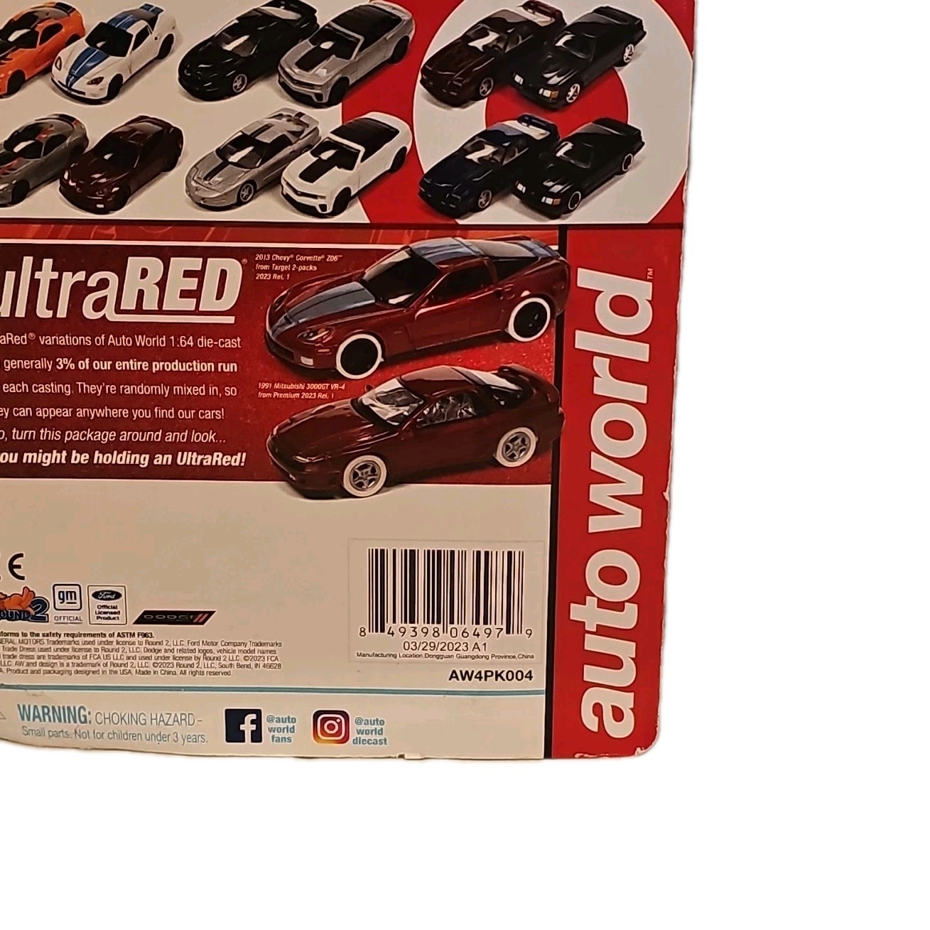 2023 Auto World Deluxe Series R2 Version A Target Exclusive 4-Pack Die-Cast Set