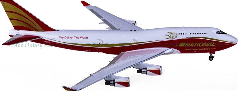 for Phoenix for National Airlines for Boeing 747-400 N936CA 1:400 Airplane Model