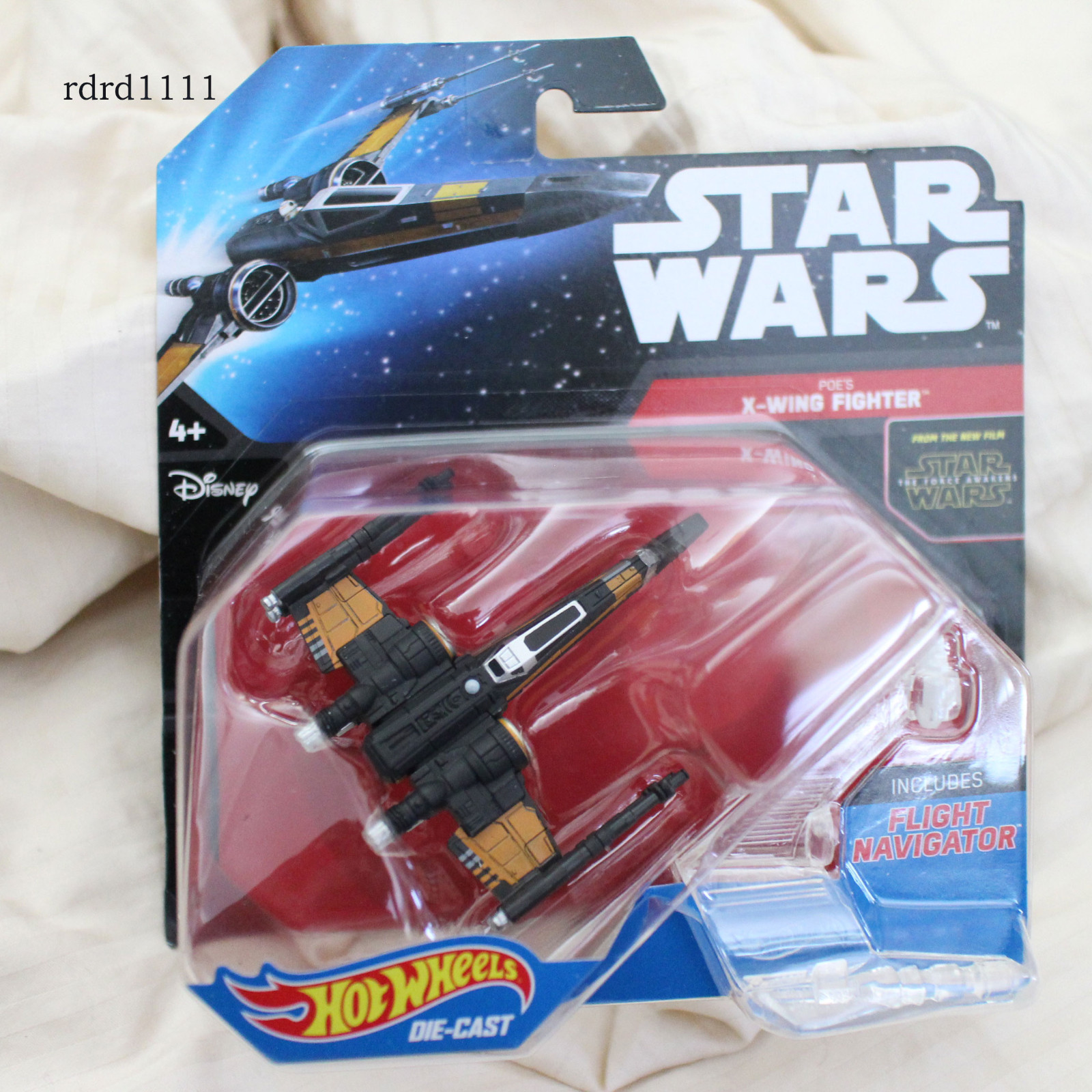 NEW HOT WHEELS DISNEY Star Wars Poe’s X-Wing #19 THE FORCE AWAKENS DIECAST NIB