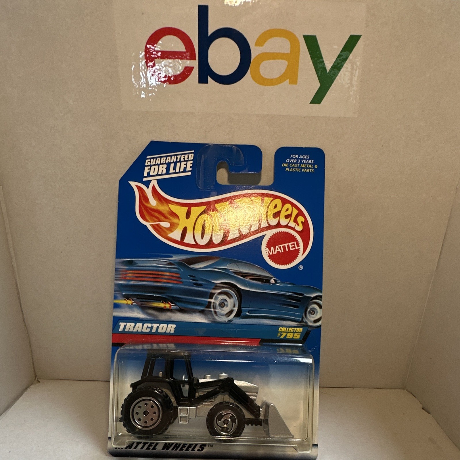 Hot Wheels Series Tractor Black/Silver 1:64 Diecast Unopened Box Age 4+