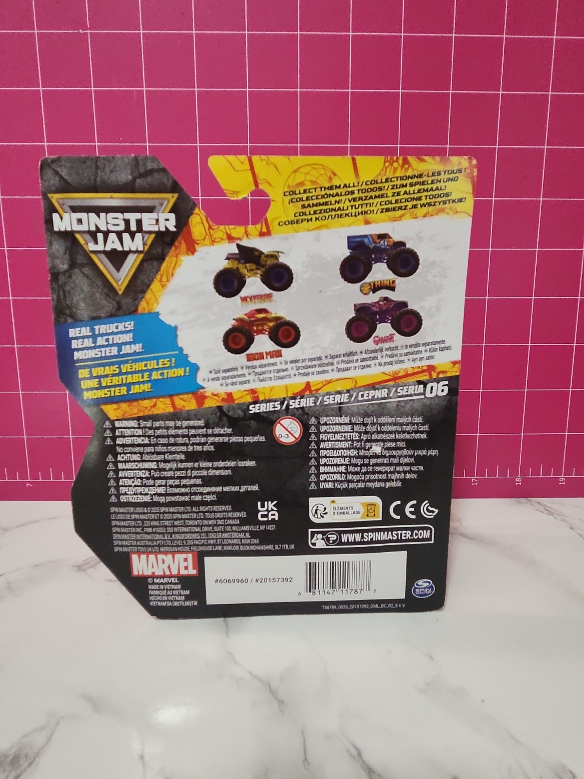 2026 Spin Master Monster Jam Marvel Iron Man Series 6