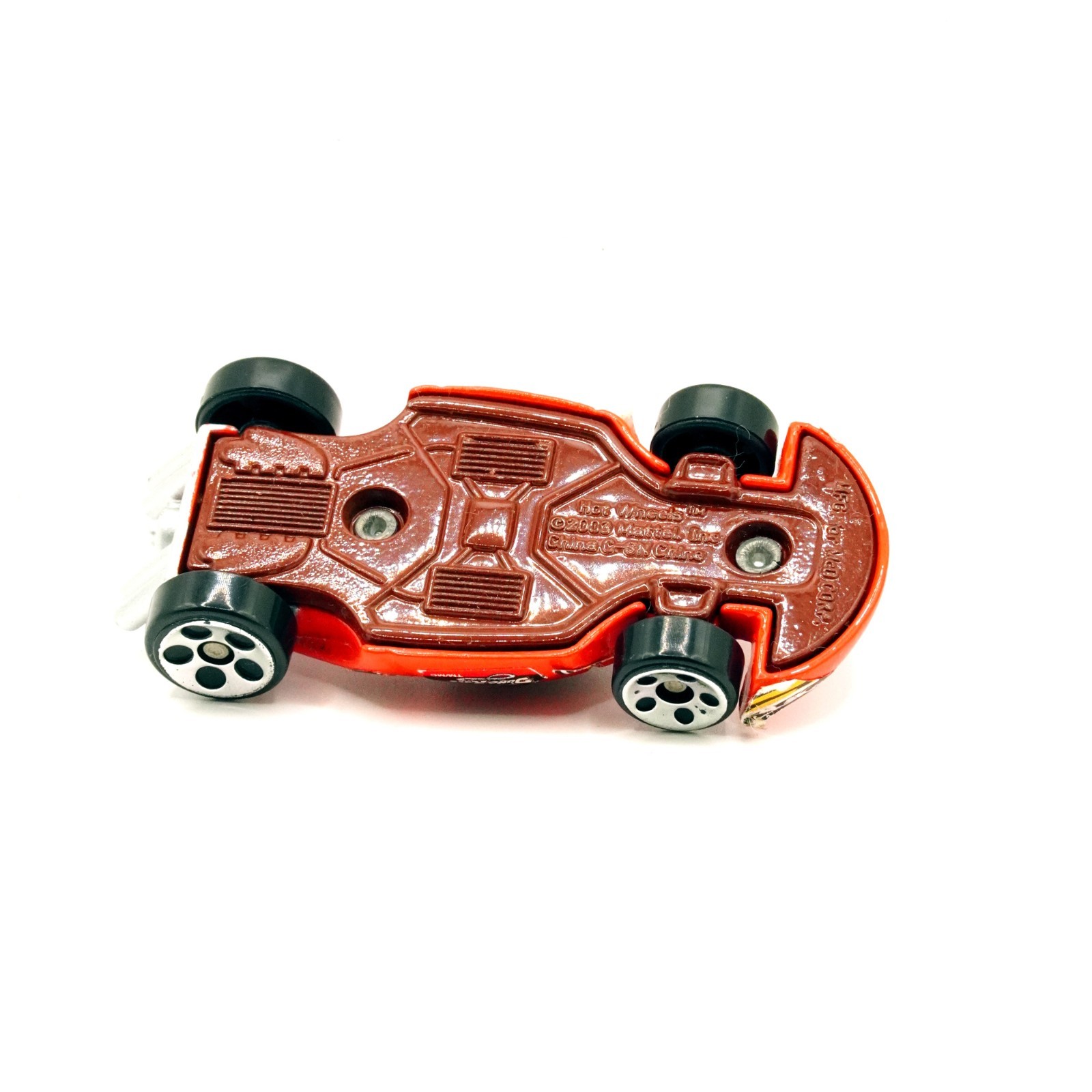 Hot Wheels McDonald’s Hot Rod Dragster Red Chrome Engine 2003 1:64 Diecast Used