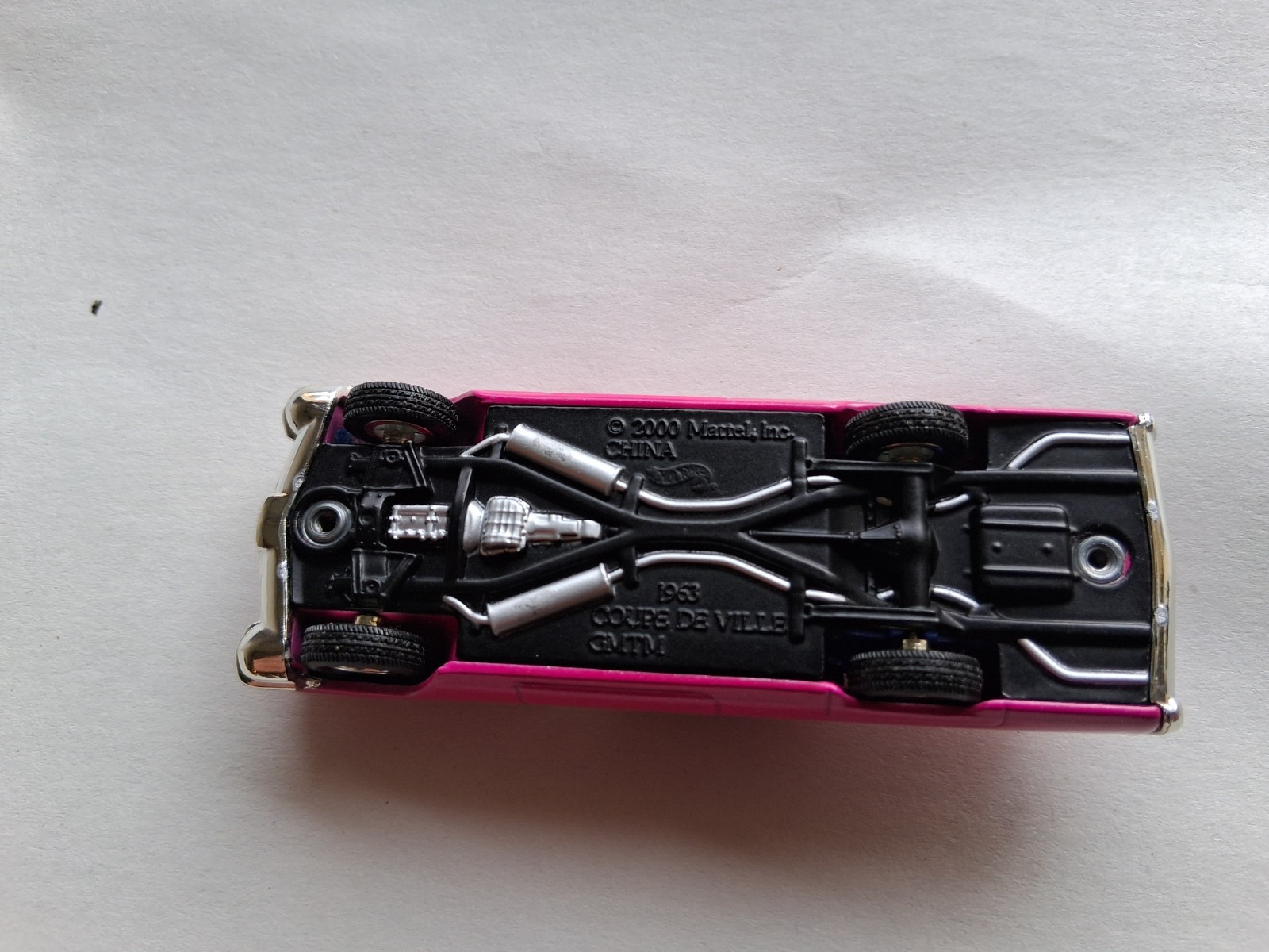 Hot Wheels 100% Hard Rock 2 “Coupe De Ville” *Pink Opening Hood RR Loose