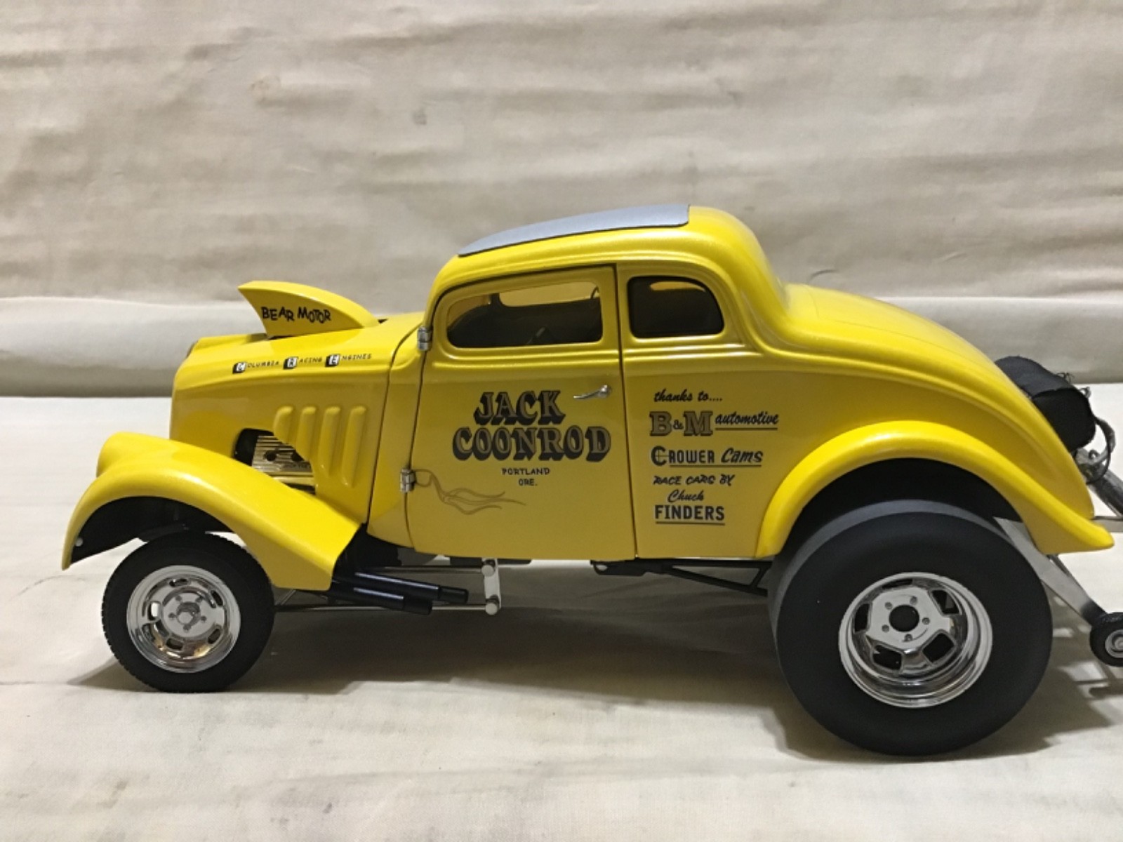 COONROD JACK THE BEAR 1933 WILLYS GASSER 1/18 PRECISION MINIATURES NHRA PRM08