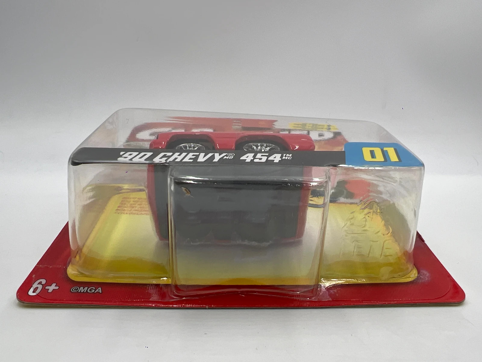 Car Tuned 1/64 1990 CHEVY 454 SS PICK UP TRUCK Series 4 Diecast Car -RED-