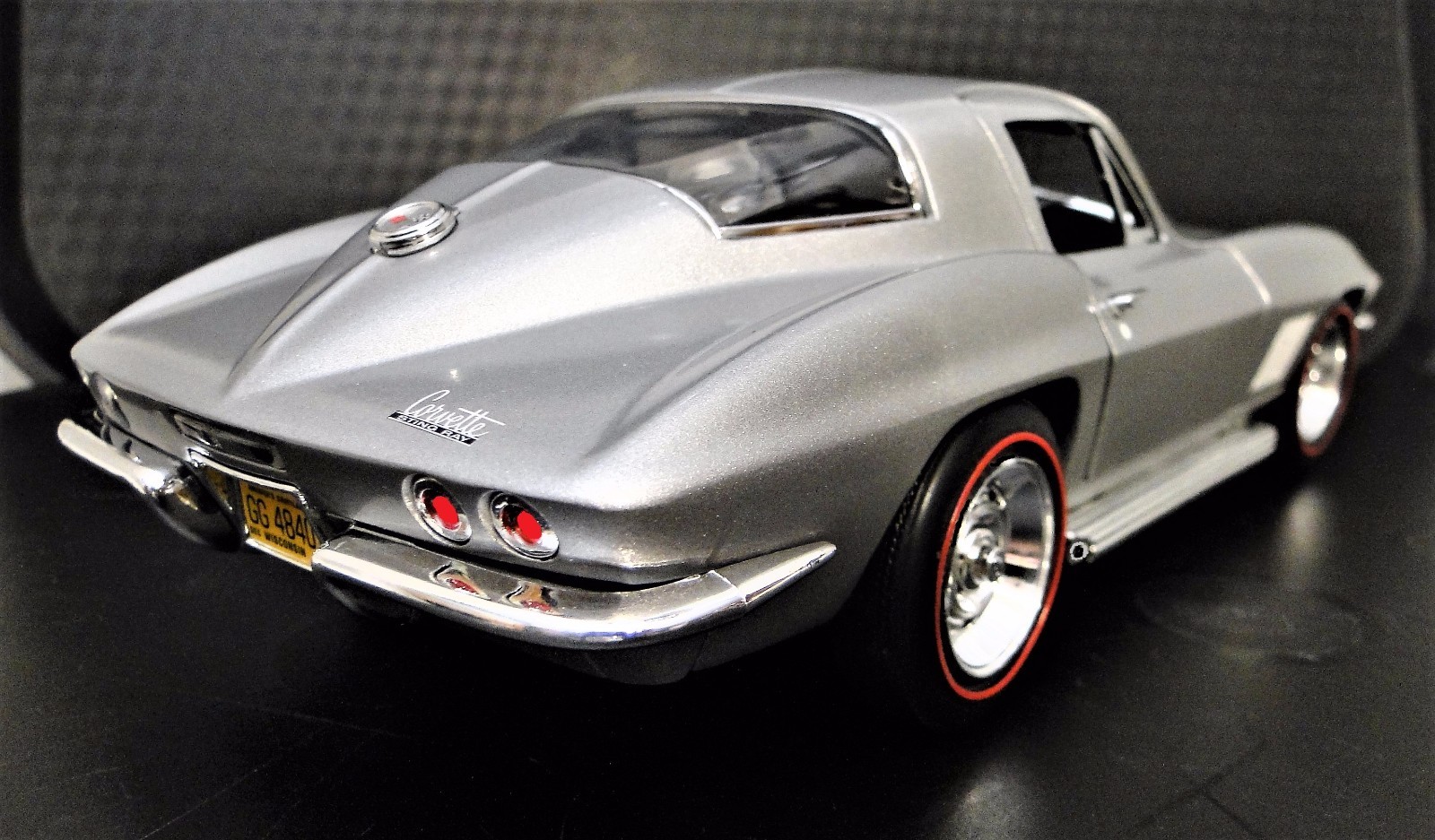 Corvette Chevrolet StingRay Race Car Chevy Classic Hot Rod Metal Promo Model
