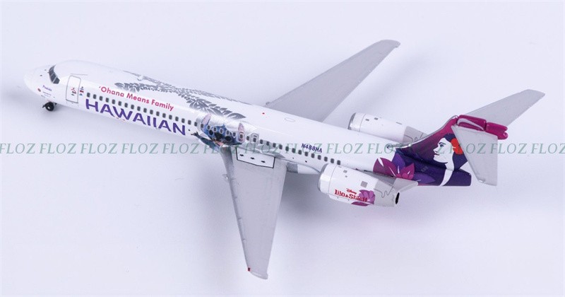 Phoenix 1:400 Hawaiian Airlines Boeing 717 N488HA Diecast Aircraft Model