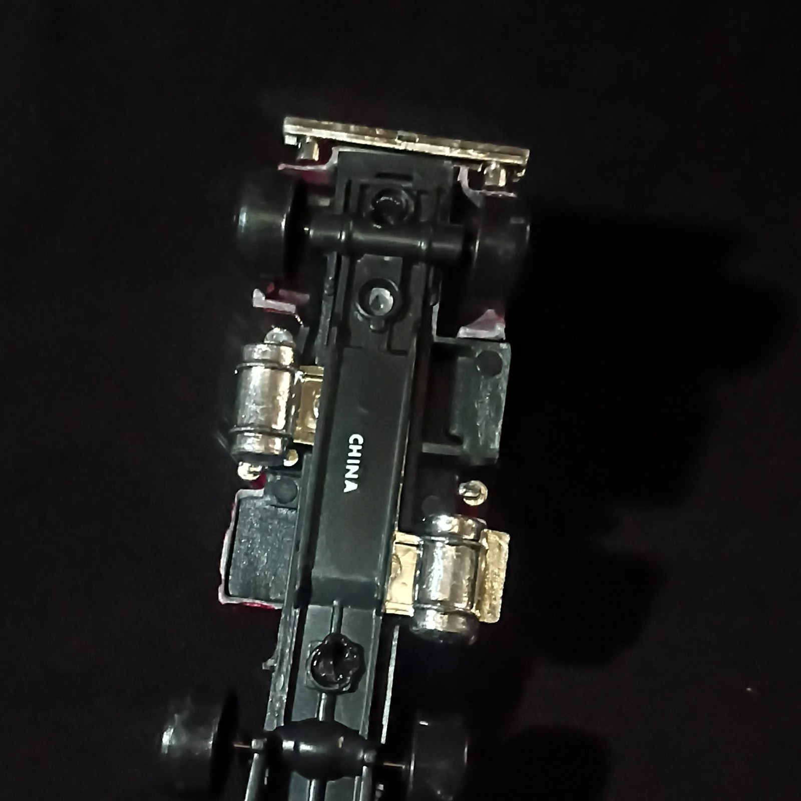 Red/Black Diecast-Style Toy Semi Truck Tractor Cab Unit Vehicle, Made in China