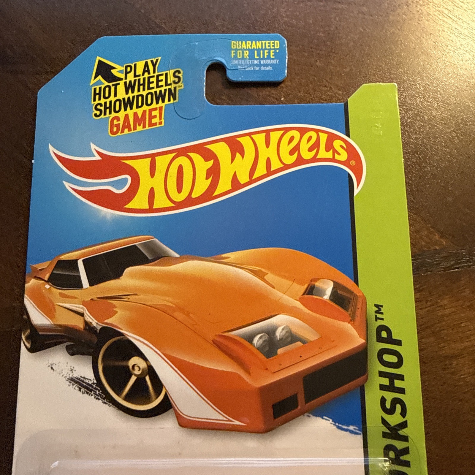 Hot Wheels 2014 HW Workshop ’76 Greenwood Corvette 237/250 Orange New New New