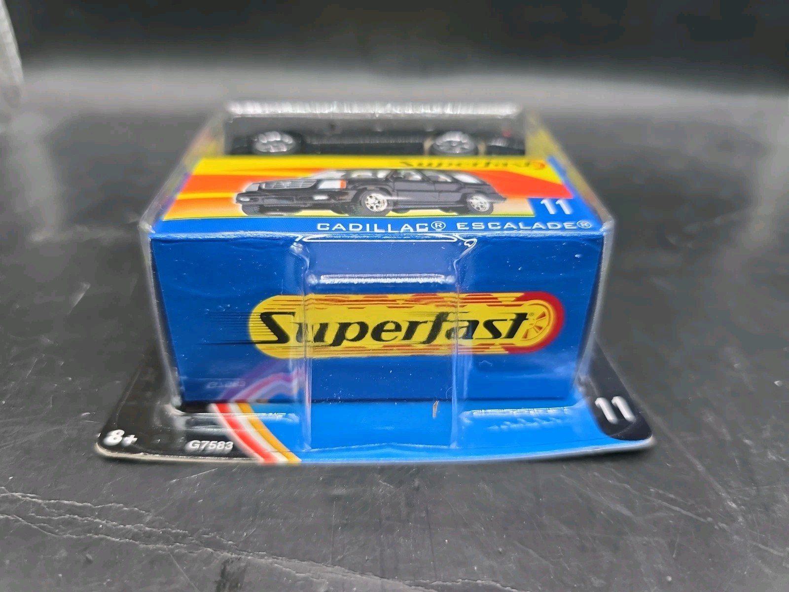 2004 Matchbox Superfast 35th Cadillac Escalade Black Tan Interior New