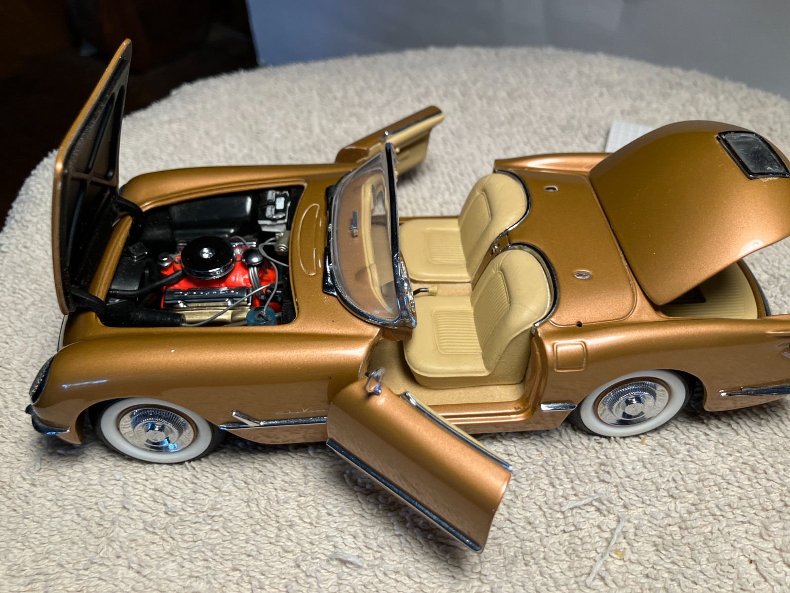 Franklin Mint 1/24 1955 Corvette Limited Edition – Copper