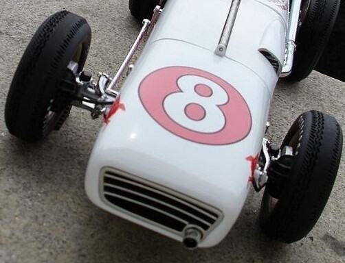 Race Car Formula 1 Vintage Classic Custom Hot Rod Model Promo