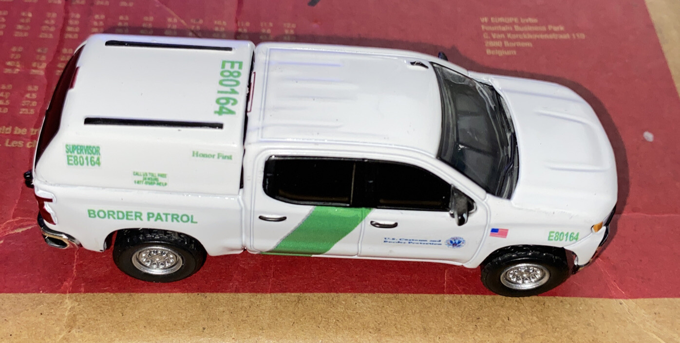 Kitbash 1/64 2022 Silverado US CUSTOMS & BORDER PROTECTION Homeland Security