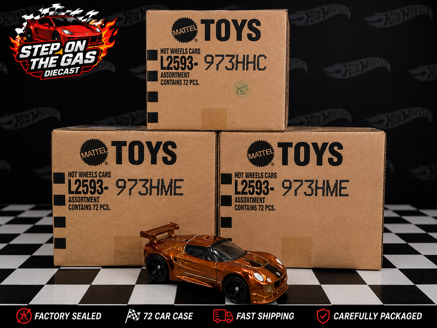 Hot Wheels 2026 H CASE Mainline CARS Factory SEALED!! ships inside 2nd box