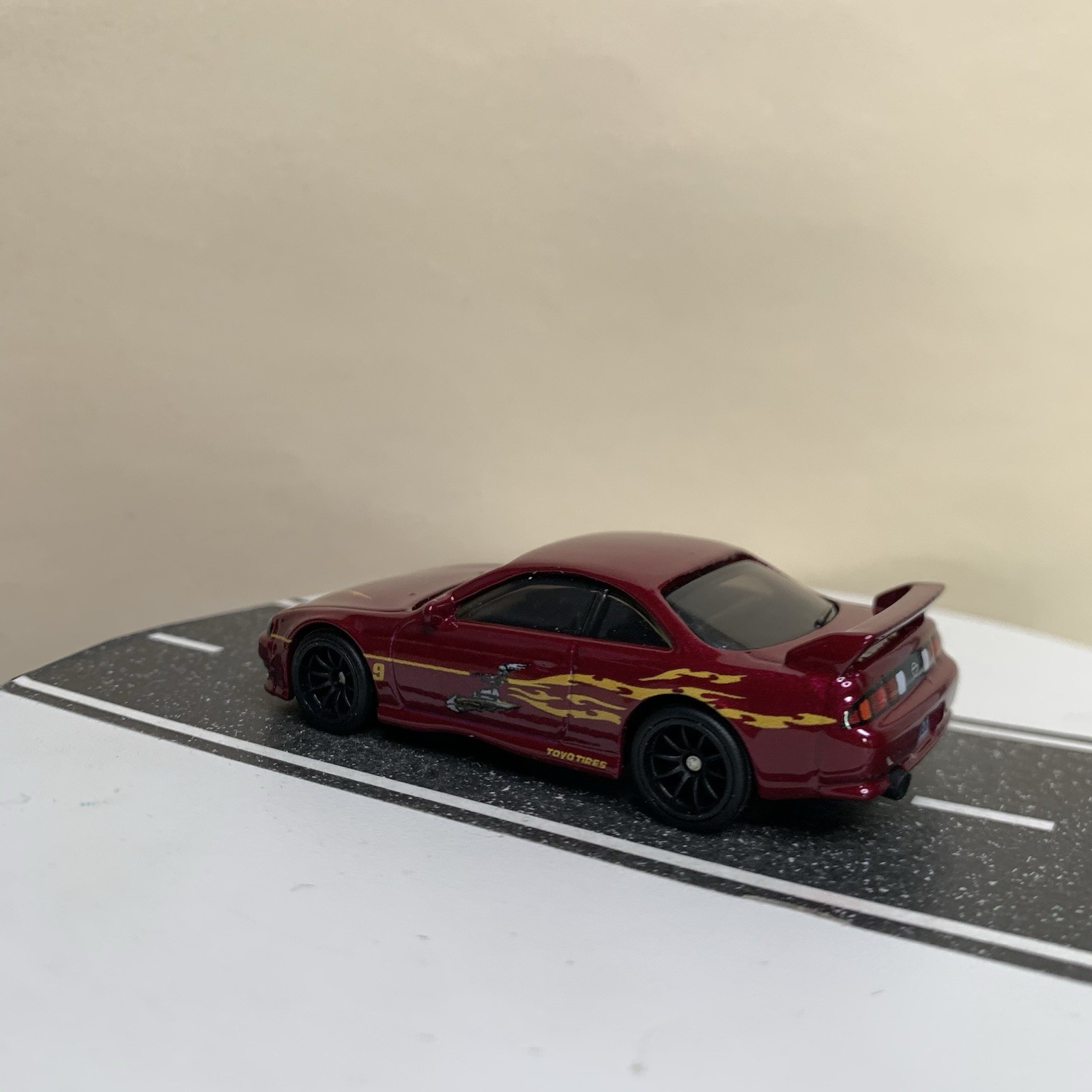 Hot Wheels Premium Fast & Furious Nissan 240SX Silvia S14 Dark Red w/RR 1:64 NM