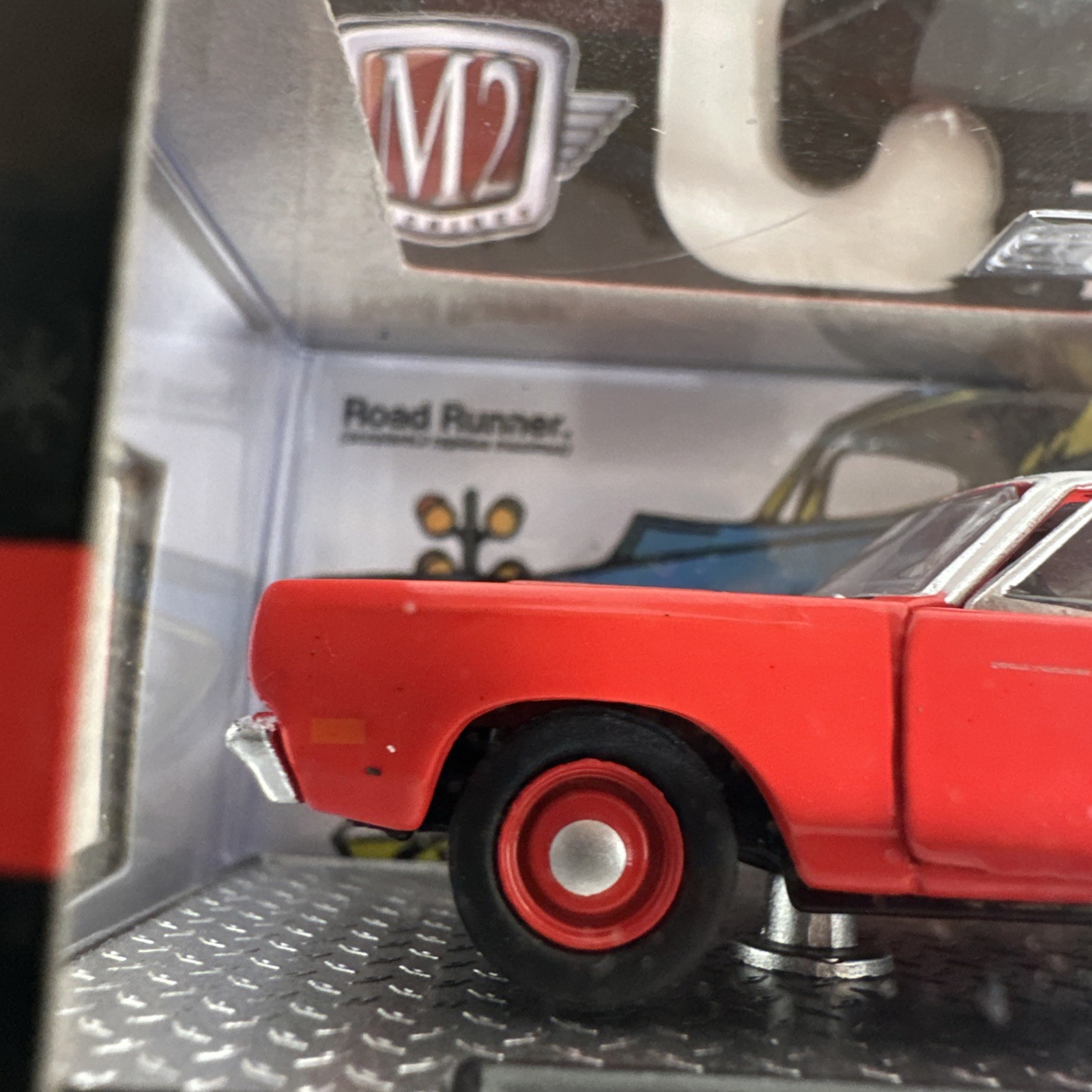 1969 Plymouth Road Runner HEMI Red/Black M2 Machines R91 25-35 New in Package
