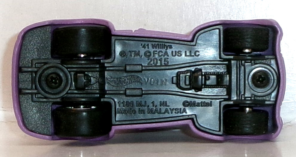 LOOSE 2026 HOT WHEELS 1:64 PURPLE ’41 WILLYS COUPE WHEEL SWAP REAL RIDERS