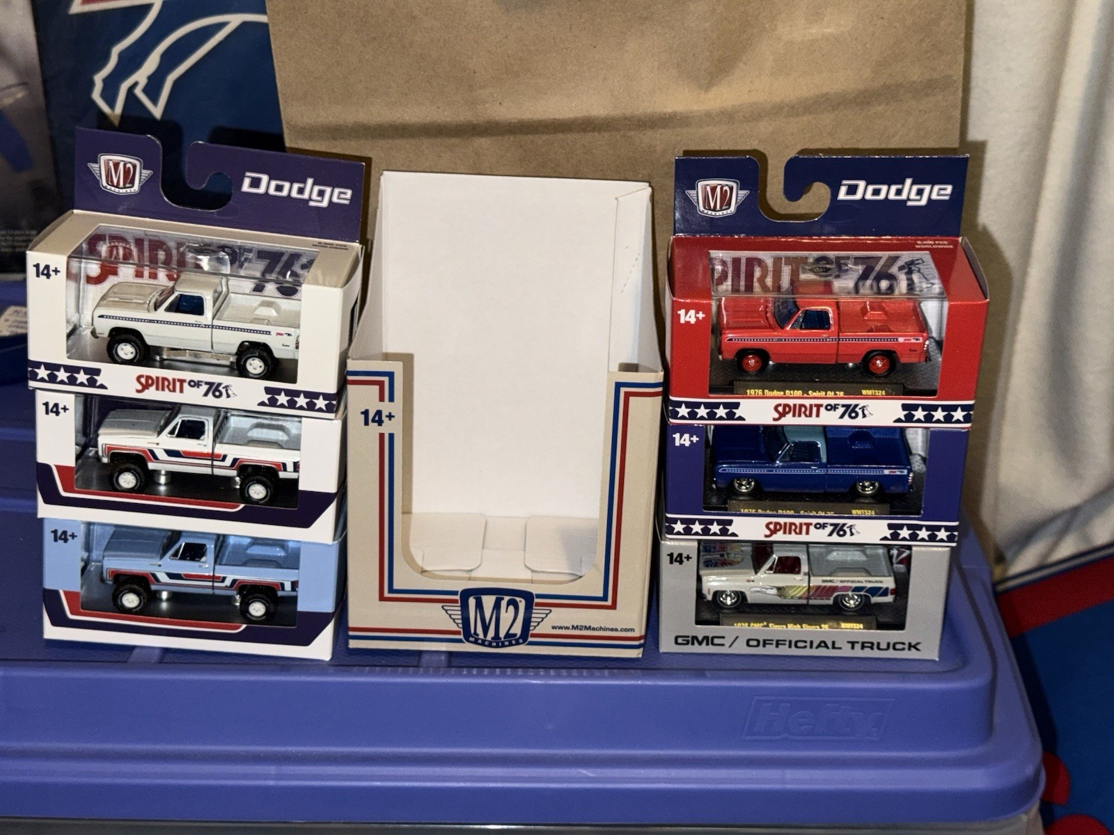 2026 M2 Machines Set of 6 Spirit Of 76 + Sleeve 1976 Chevy GMC Dodge Walmart Exc