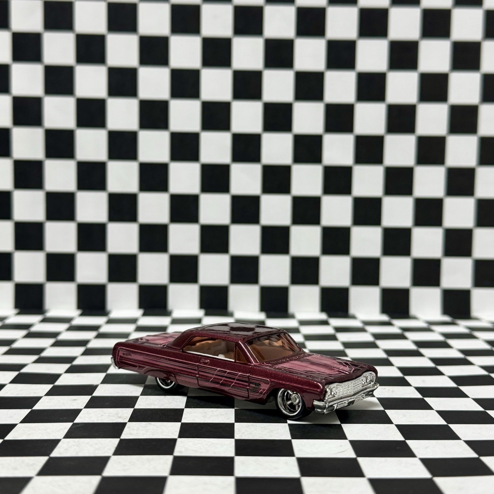 2026 Hot Wheels ‘64 Chevy Impala Wheel Swap Real Riders – Custom 🛞 -RubberTires