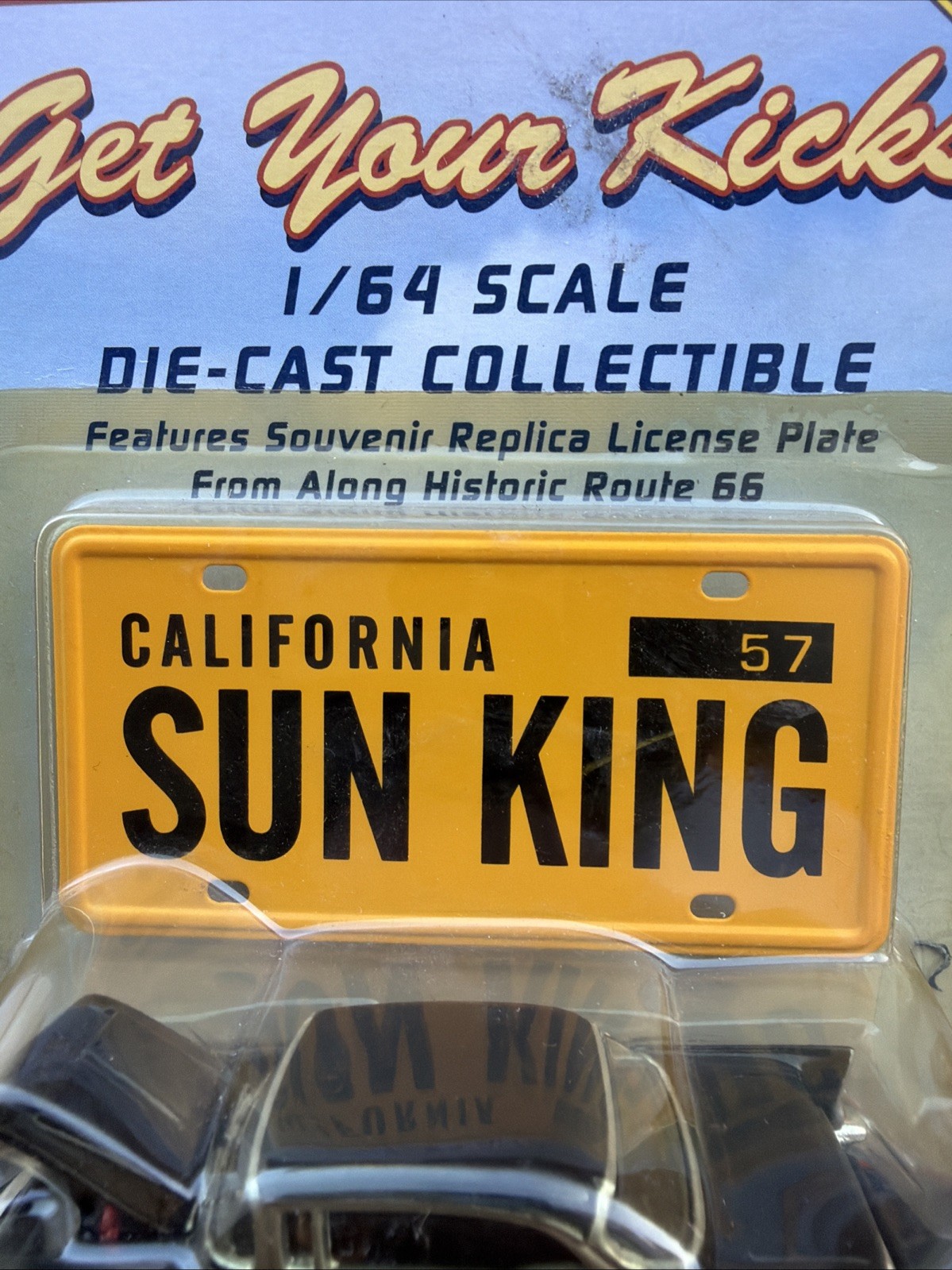 🔥1957 Chevrolet🔥Bel Air Sun🔥King Route🚨 66 1/64 Diecast Vintage