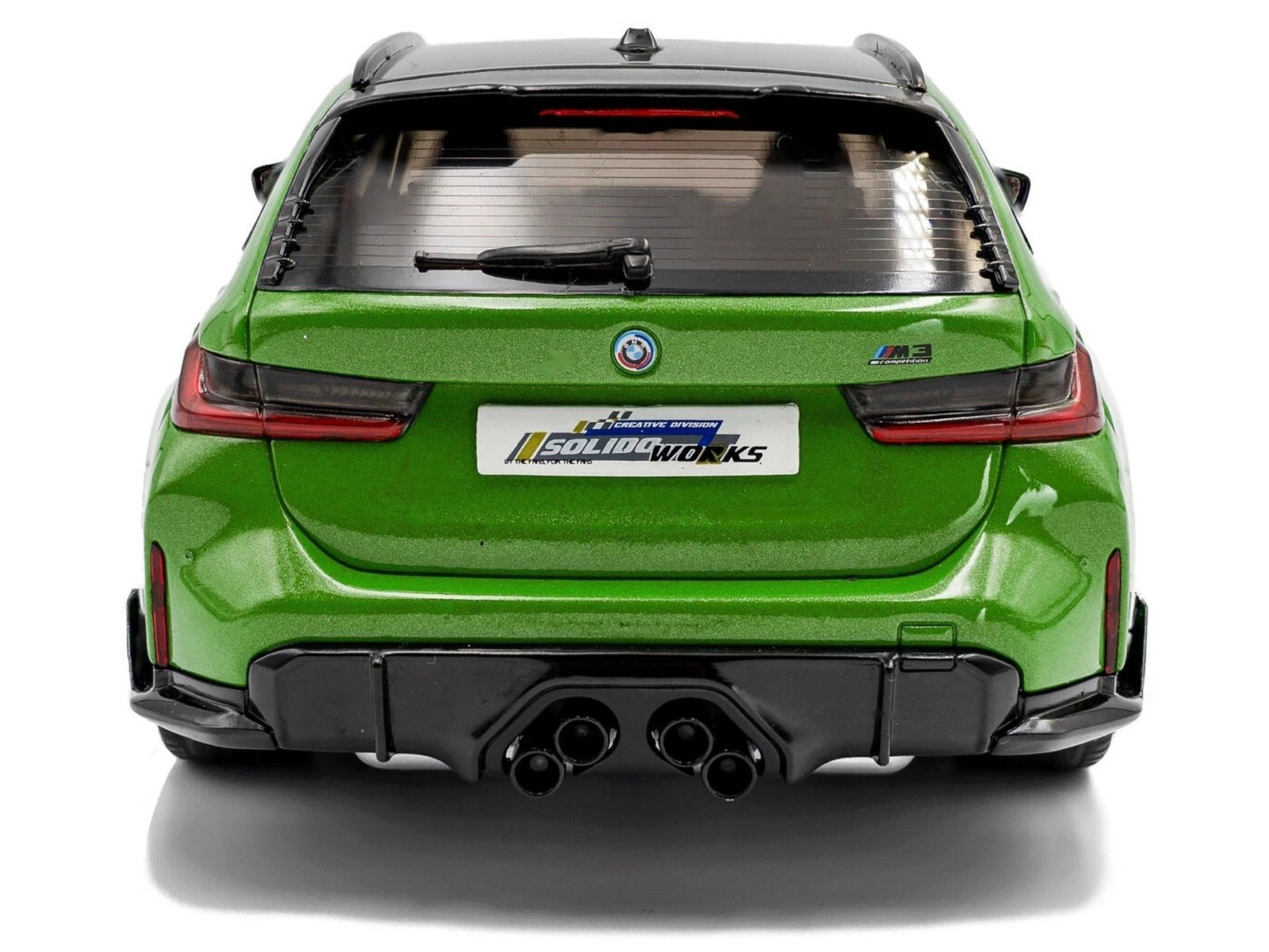 SOLIDO 2024 BMW M3 COMPETITION M XDRIVE TOURING GREEN 1/18 DIECAST S1813703-7A