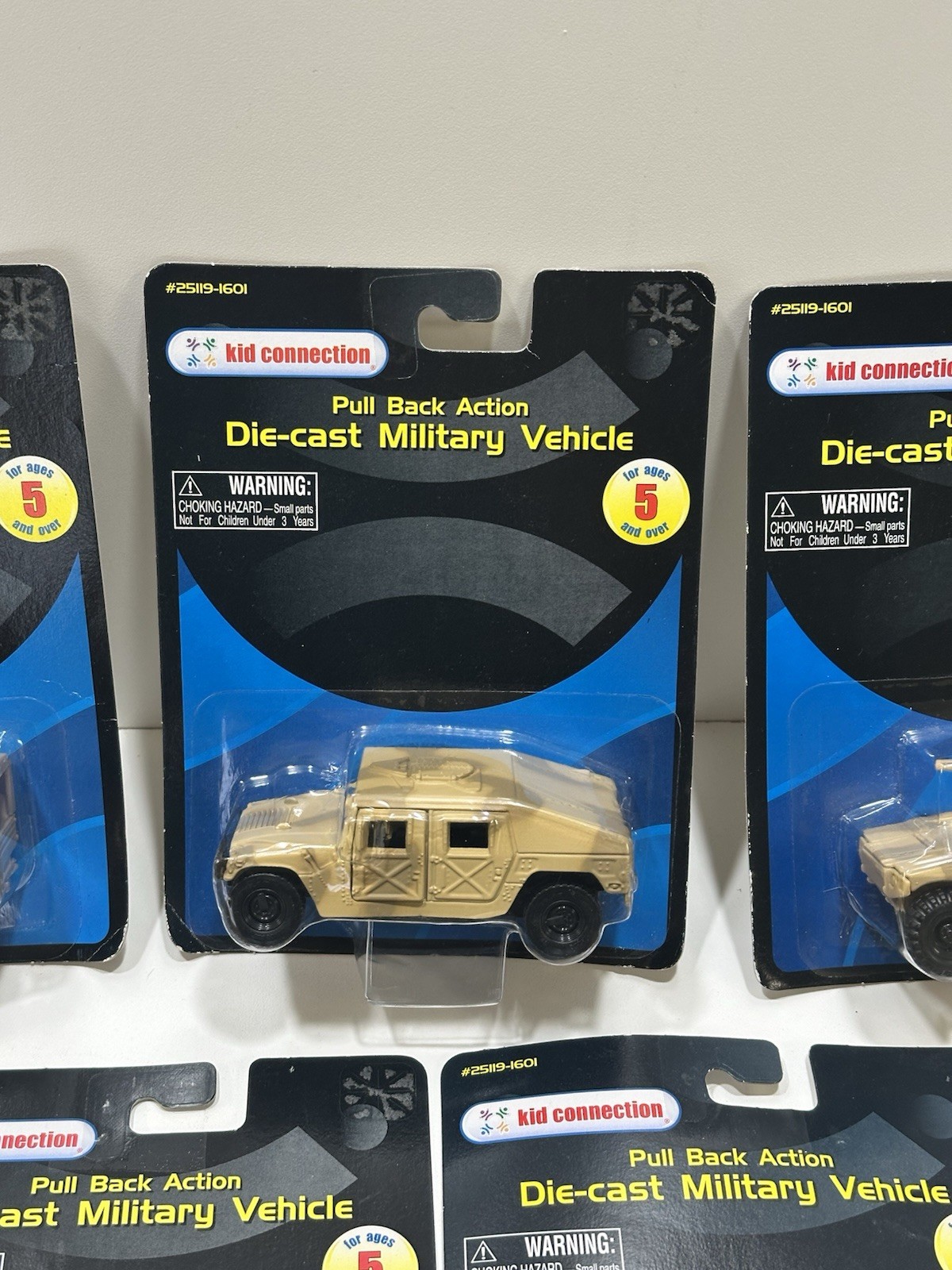 Kid connection diecast Pull Back Military Vehicle Lot (5) New M1a1 Humvee