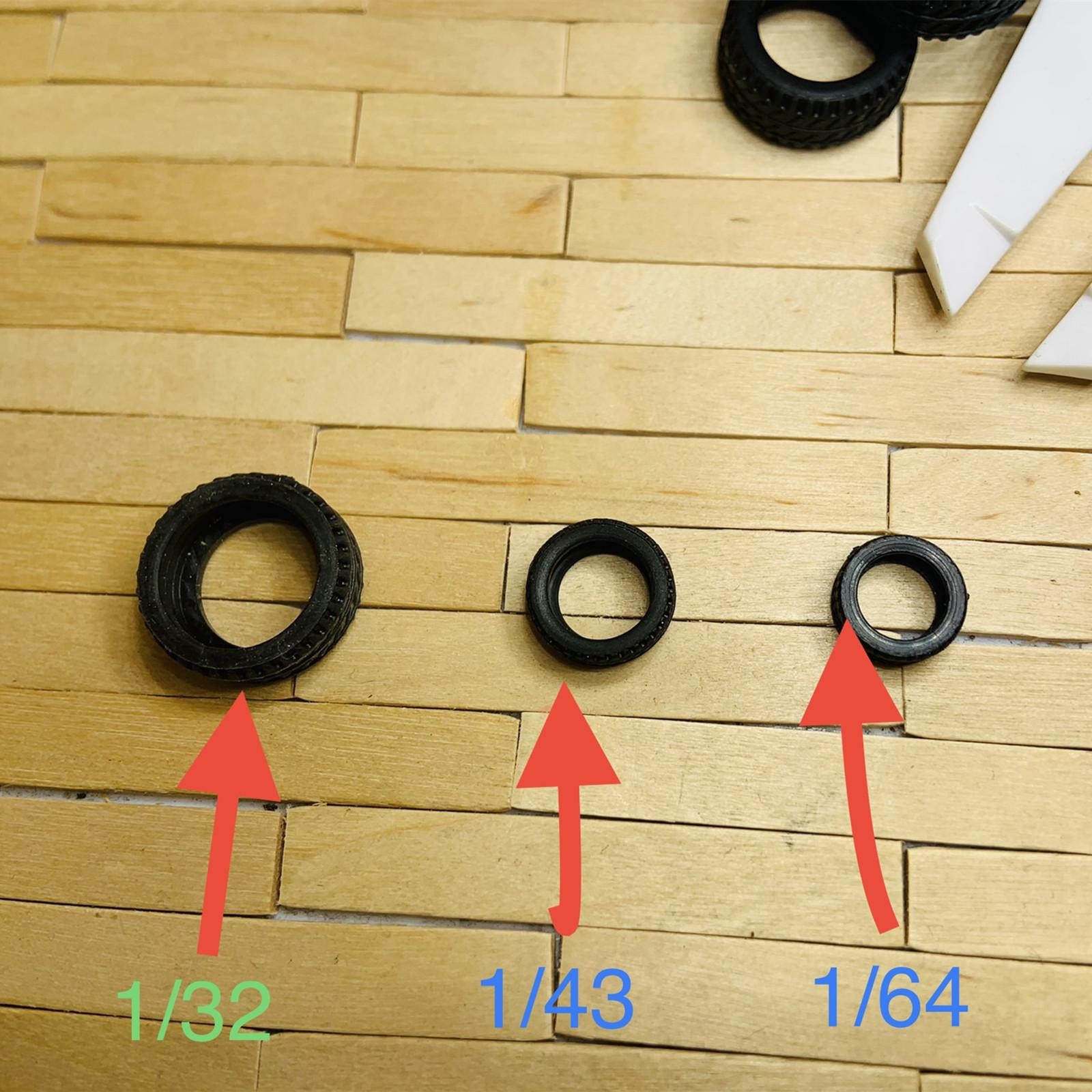 Brand New 50PCS 1/32 Model Tire High Quality For Car Model scene Accessories