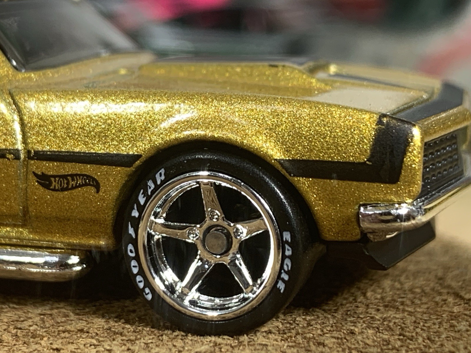 Hot Wheels ’67 Chevy Camaro Custom Wheel Swap Hot Rod Street Machine