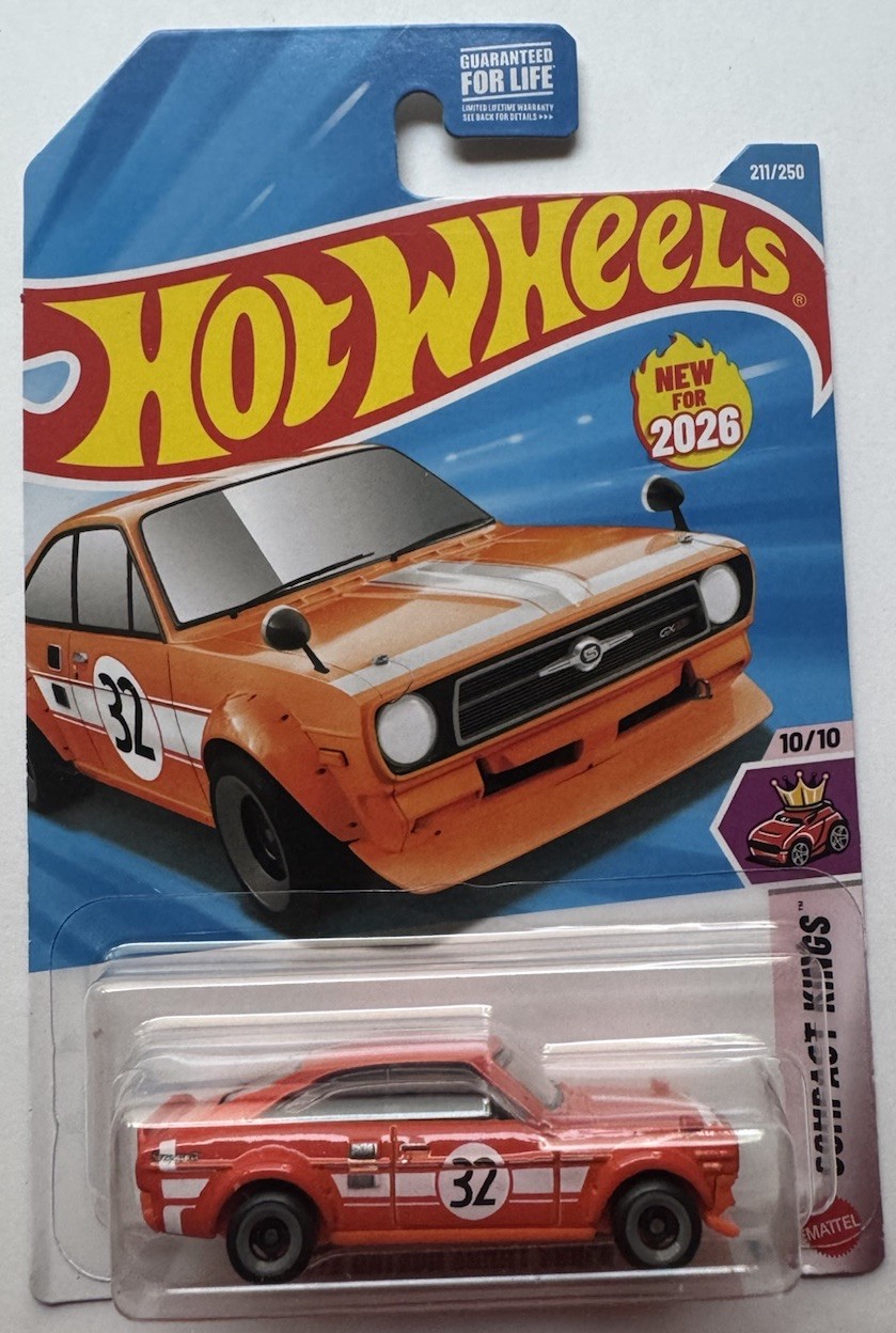 2026 Hot Wheels COMPACT KINGS 10/10 1972 Datsun Sunny Coupe 211/250