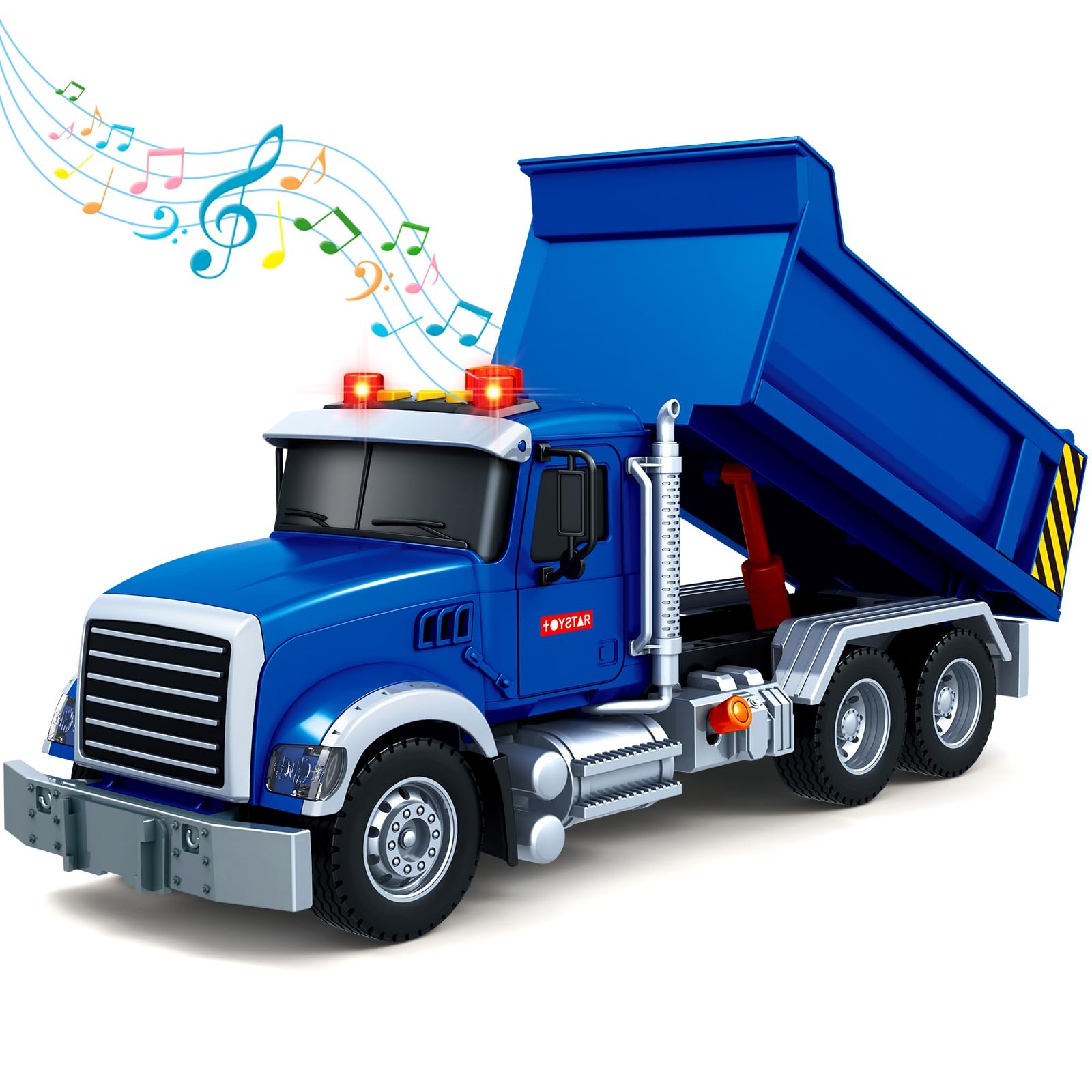 Large Dump Truck Toy for 3 4 5 6 7 Years Old Boy, Truck Toy with Sound and Li…