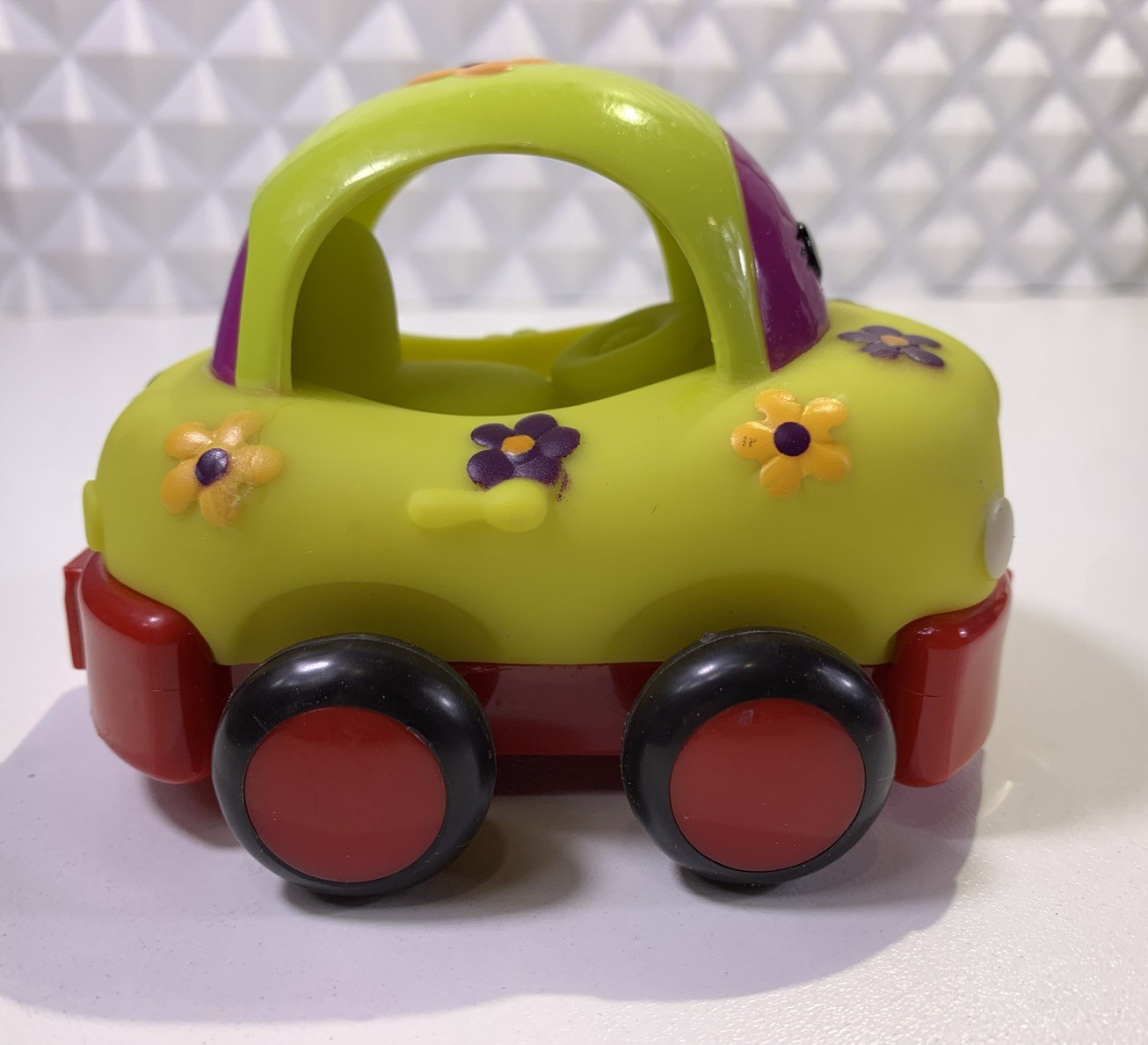 3 BATTAT Parents Pull Back and Go Cars Soft Vinyl