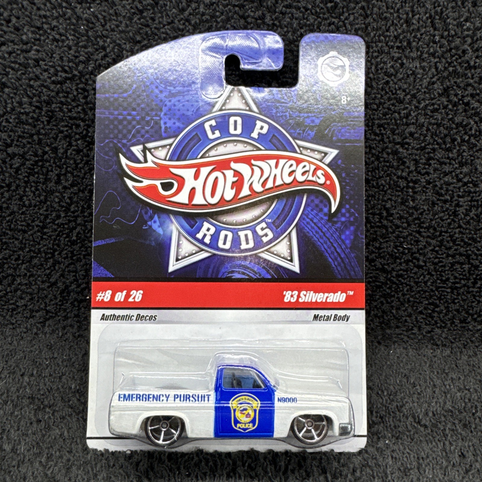 Hot Wheels Cop Rods 83 Chevy Silverado Emergency Pursuit ** the REAL DEAL