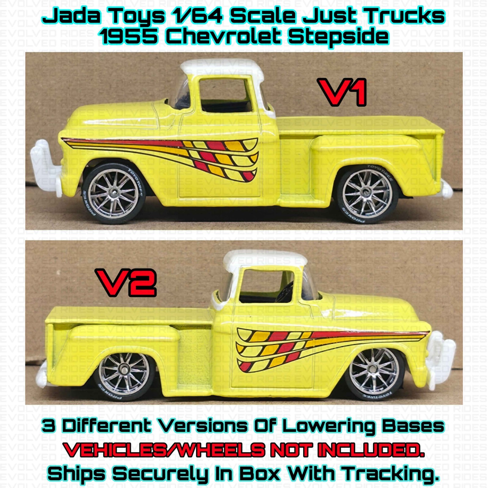 Lowering Base Frame For 1/64 Scale Jada Toys Just Trucks