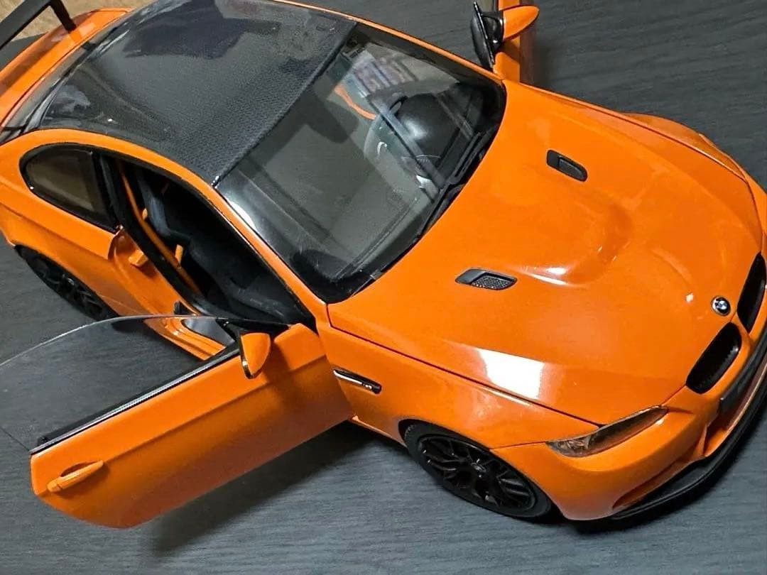 Kyosho BMW M3 GTS 1/18 Scale Diecast Model Orange Discontinued 2016 from Japan