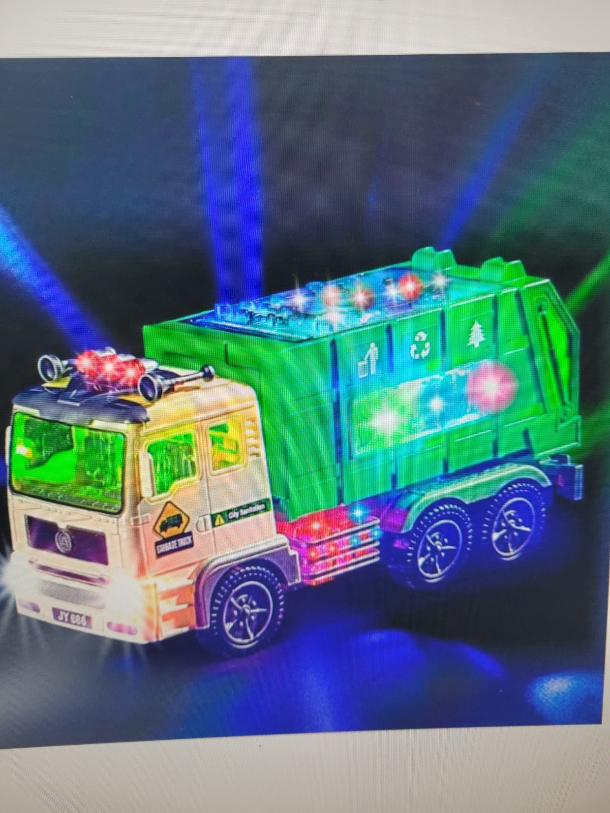 Zetz Brand Toy 4D Garbage Truck Lights,Sounds PRETTY AWESOME Free Ship Lower 48