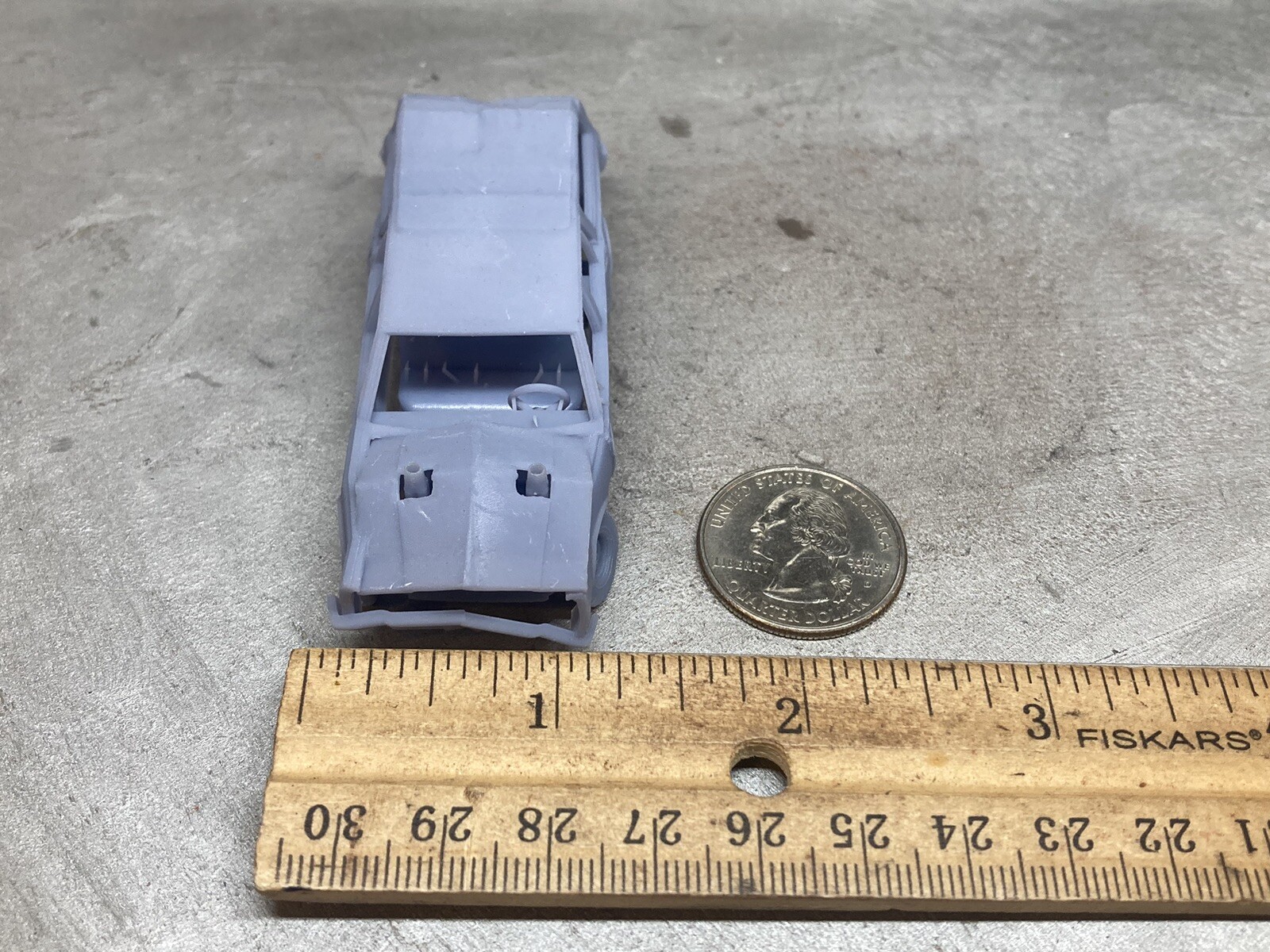 1/64 Scale 3D Printed Chevy Wagon Demolition Derby Demo Car For Diecast Diorama