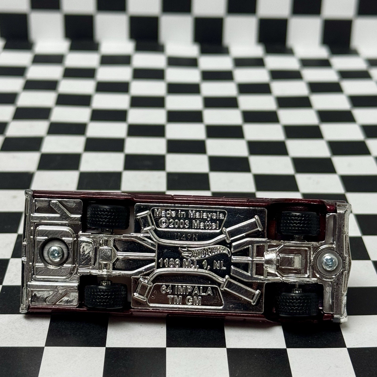 2026 Hot Wheels ‘64 Chevy Impala Wheel Swap Real Riders – Custom 🛞 -RubberTires