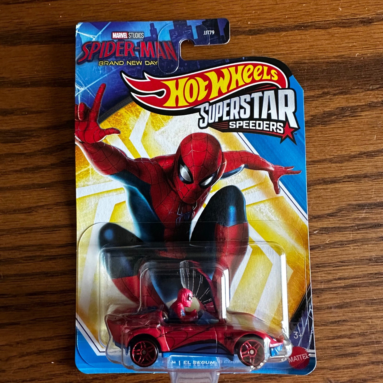 Spider-Man Hot Wheels Superstar Speeders El Segundo Coupe Red New Case