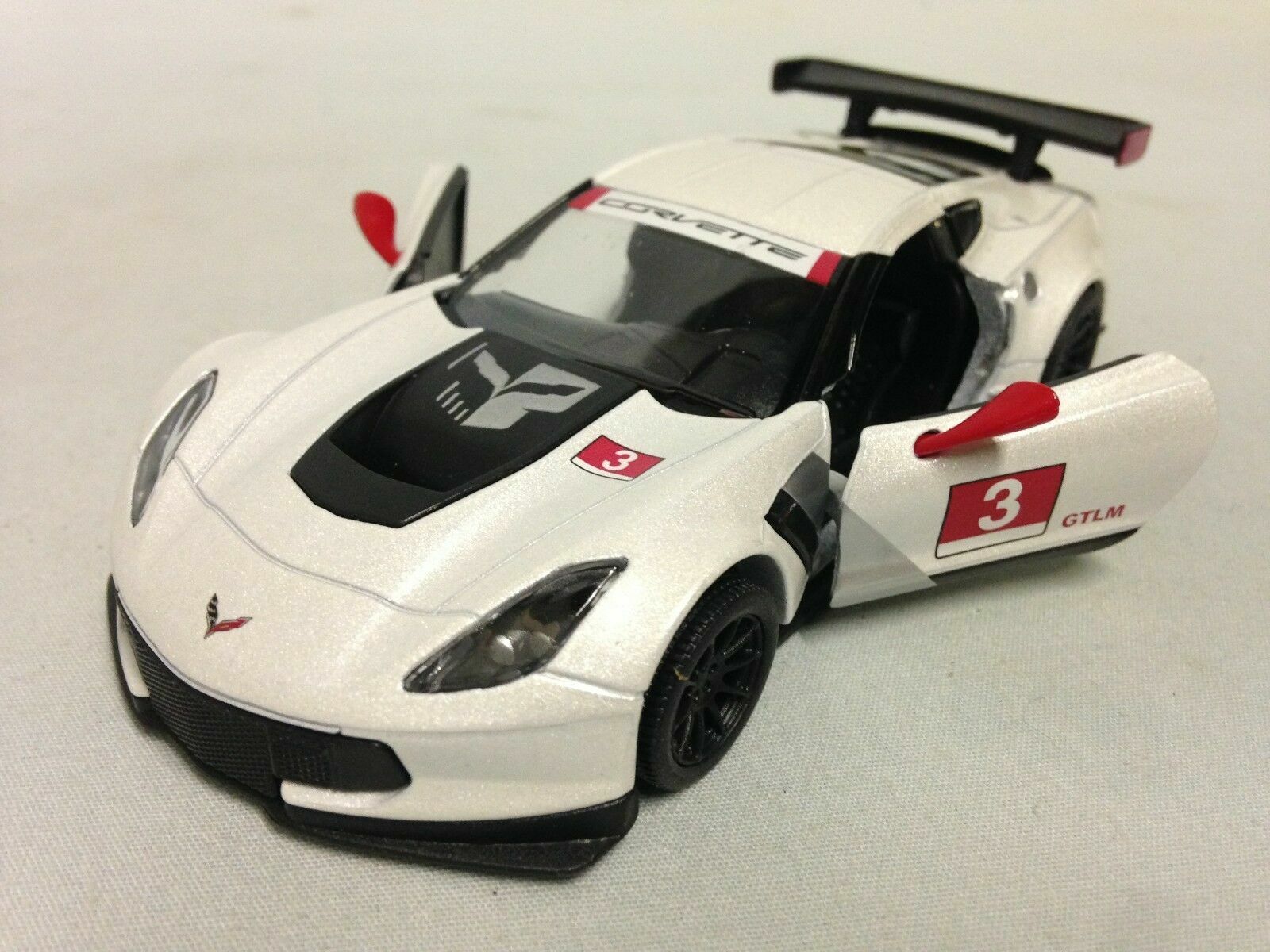 2016 Chevrolet Corvette C7.R, Chevy Corvette C7 R, Diecast Toy Car, 5”, 1/36