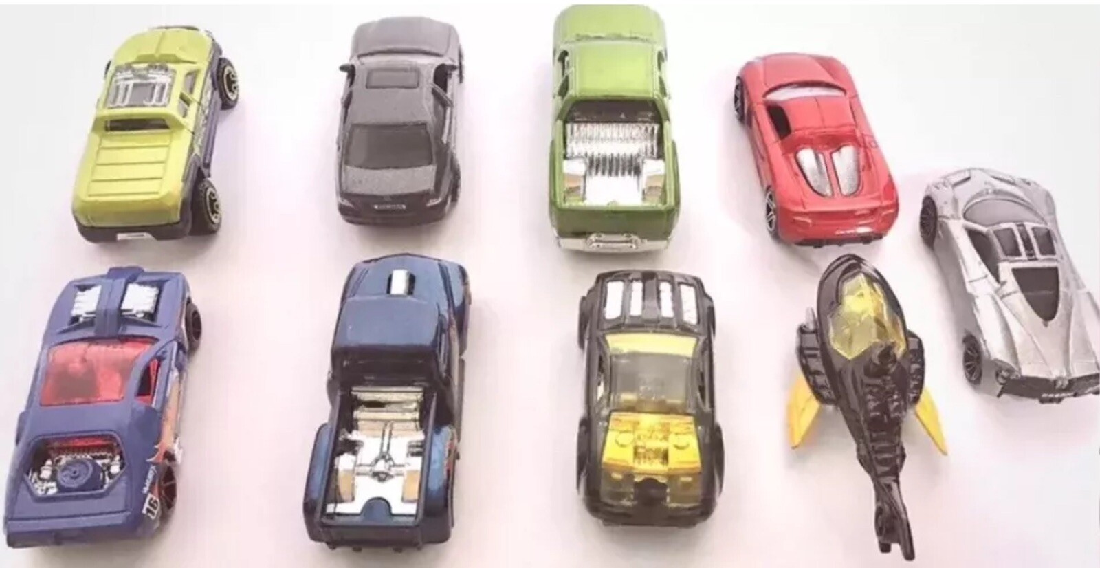 Hot Wheels Lot Of 17 Assorted Modern Cars Variety Models Colors Years