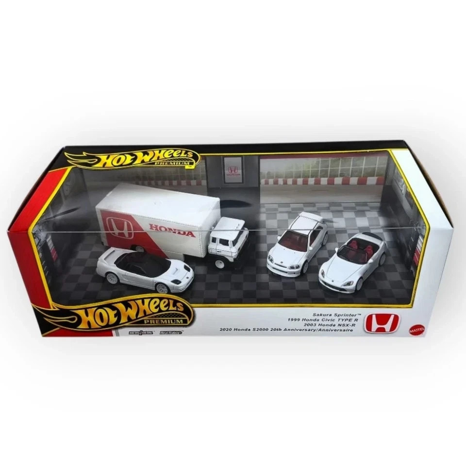 Hot Wheels Premium Box Set Garage Honda 2025 Sakura Sprinter Honda Civic Type R