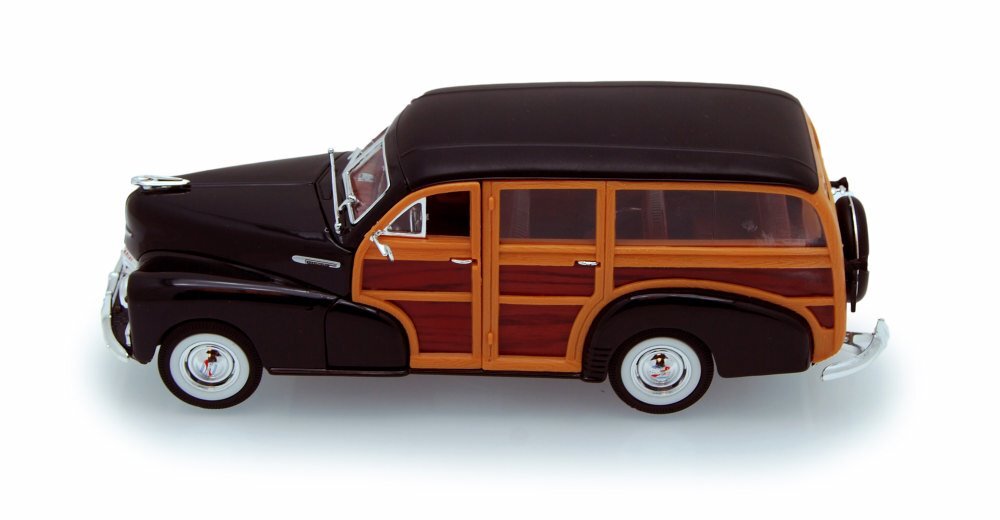 1948 CHEVY FLEETMASTER BLACK 1/24 SCALE DIECAST CAR BY WELLY 22083/4D