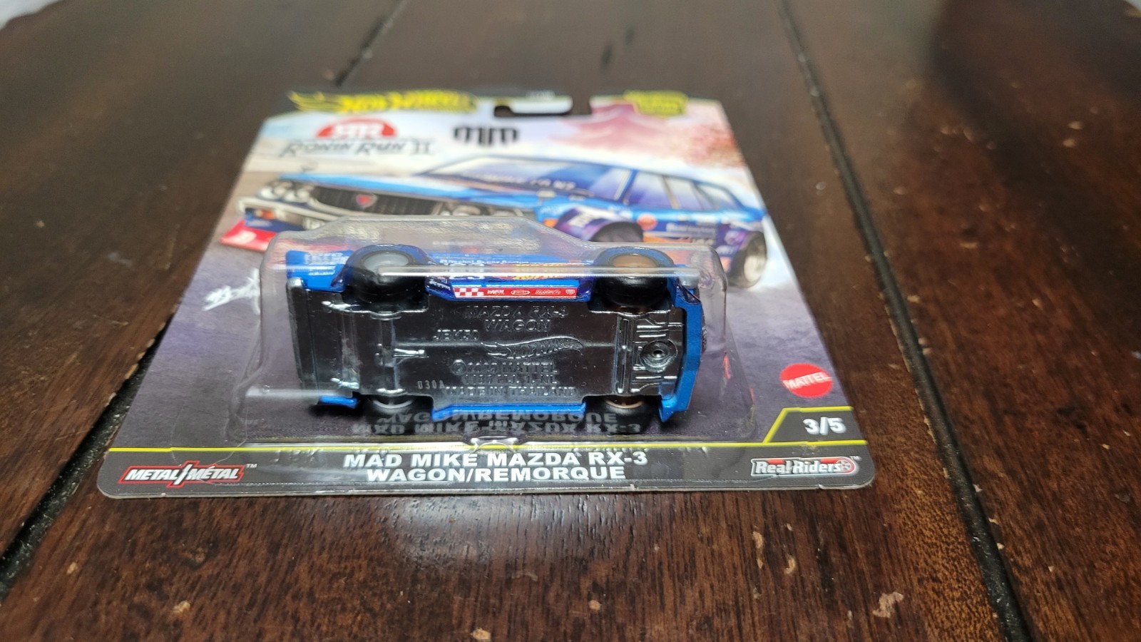 Hot Wheels Mad Mike Mazda RX-3 Wagon Ronin Run 2 FPY86-961 M 1/64