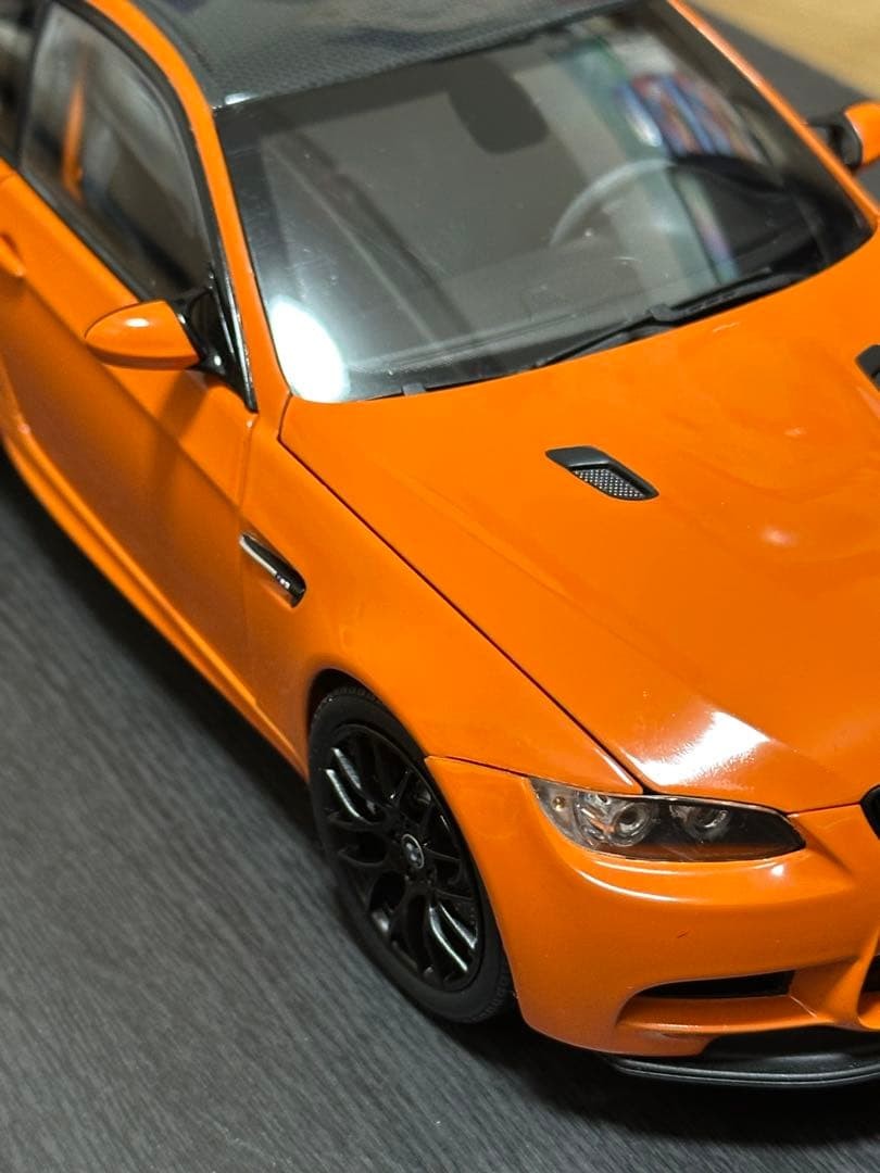 Kyosho BMW M3 GTS 1/18 Scale Diecast Model Orange Discontinued 2016 from Japan