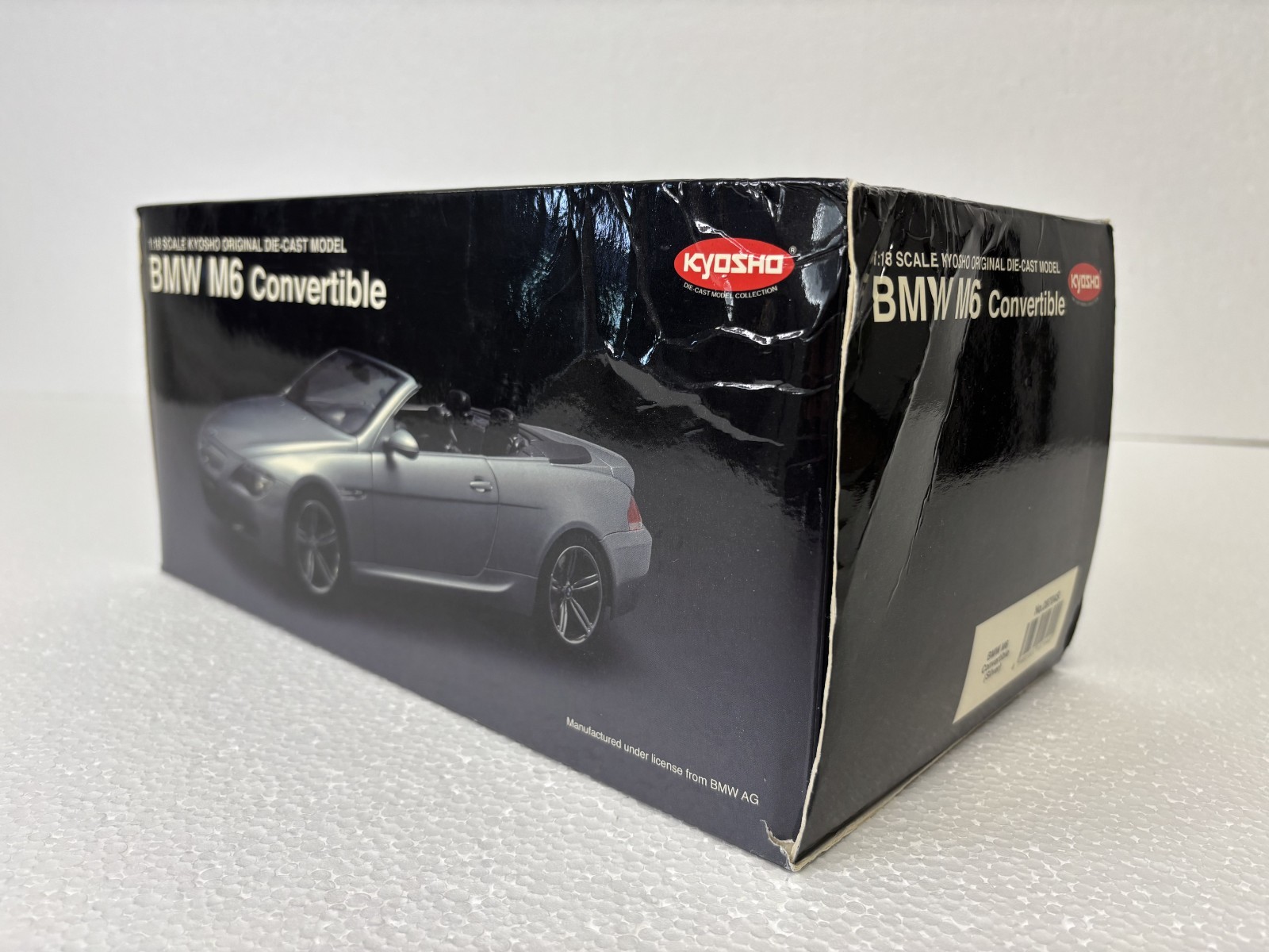 Rare * BMW M6 Convertible / Cabrio * Kyosho * 1/18 * Hard Top * Dark Gray * New